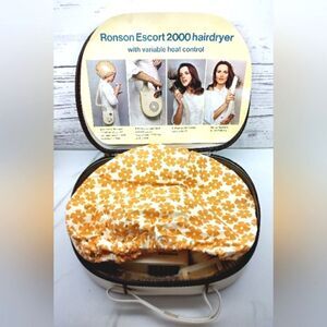 Ronson Escort 2000 Vintage Hair Dryer 1970's